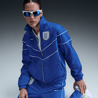 İngiltere Windrunner Nike UV Dokuma Kadın Futbol Ceketi