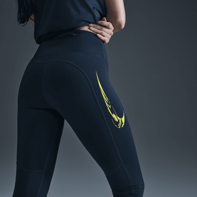 Nike Fast Swoosh Women's Mid-Rise 7/8 Running Leggings with Pockets