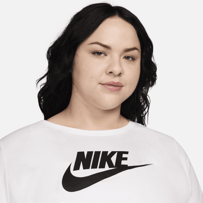 Playera con logotipo cropped para mujer (talla grande) Nike Sportswear Essential