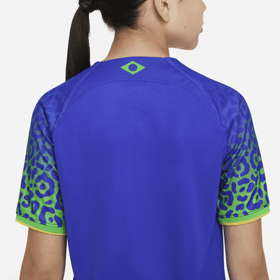 Brazil 2022/23 Stadium Away Older Kids' Nike Dri-FIT Football Shirt