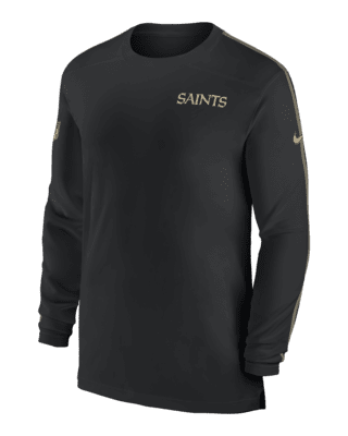 Мужские  New Orleans Saints Sideline Coach Nike Dri-FIT NFL Long-Sleeve Top