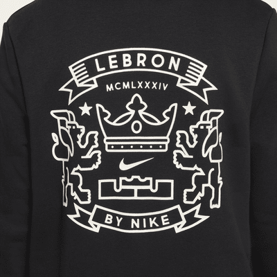 LeBron Standard Issue Dri-FIT kosárlabdás kapucnis pulóver nagyobb gyerekeknek