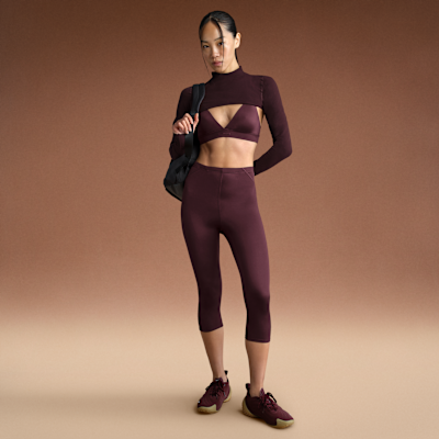 NikeSKIMS Shine Women's High-Waisted 17" Leggings with Drawcord