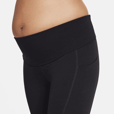 Nike Zenvy (M) Women's Gentle-Support High-Waisted 20cm (approx.) Biker Shorts (Maternity)