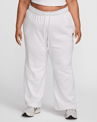 Женские  Nike Sportswear Club Fleece Mid-Rise Wide-Leg Sweatpants (Plus Size)