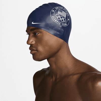 Gorra de natación de silicona Nike Swim Team USA