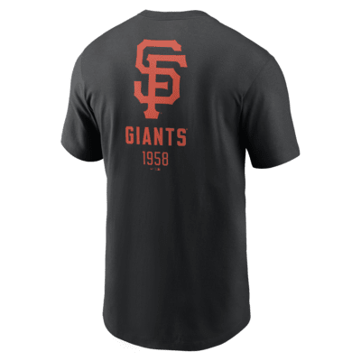 San Francisco Giants Large Logo Back Stack Men's Nike MLB T-Shirt