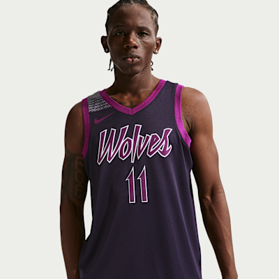 Naz Reid Minnesota Timberwolves City Edition Men's Nike NBA Swingman Jersey