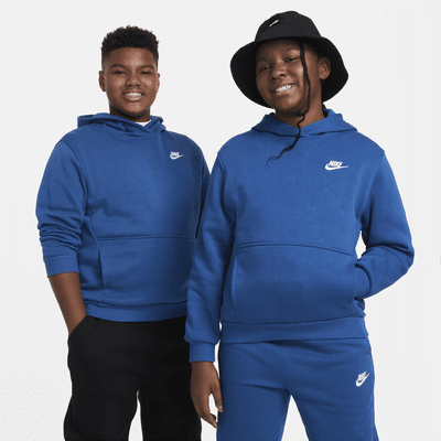 Nike Sportswear Club Fleece Big Kids' Pullover Hoodie (Extended Size)