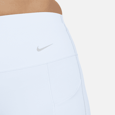 Leggings de 7/8 de tiro alto y sujeción media con bolsillos para mujer Nike Universa