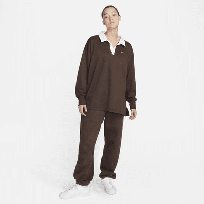 Polo de manga larga oversized para mujer Nike Sportswear Essential