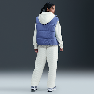 Pants de jacquard de tiro alto oversized para mujer Nike Sportswear Phoenix Fleece