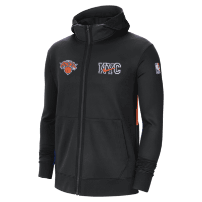 Felpa con cappuccio New York Knicks Showtime City Edition Nike Therma Flex NBA - Uomo