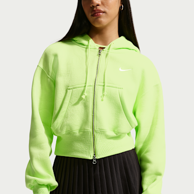 Nike Sportswear Phoenix Fleece Women's Loose Full-Zip Cropped Hoodie