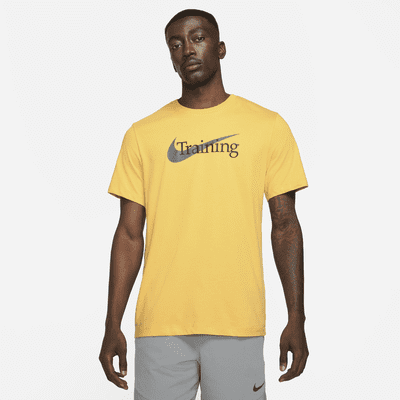 yellow dri fit nike shirt