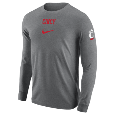 Cincinnati Men's Nike College Long-Sleeve T-Shirt. Nike.com