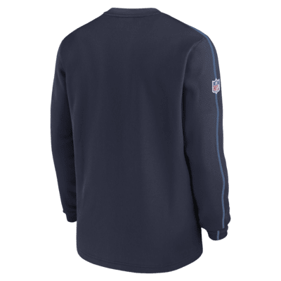 Playera de manga larga de la NFL Nike para hombre Tennessee Titans Sideline Coach