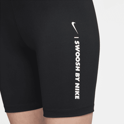 Nike One bikeshorts met hoge taille voor dames (18 cm)