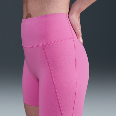 Nike Universa Women's Medium-Support High-Waisted 5" Biker Shorts with Pockets