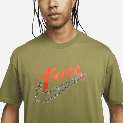 Playera de básquetbol para hombre Nike Force Swoosh
