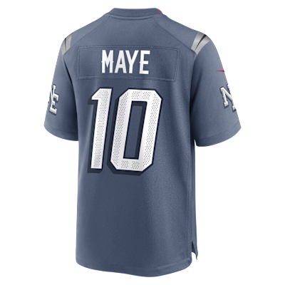 Drake Maye New England Patriots Rivalries Collection Men’s Nike NFL Game Jersey