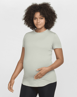 Женские шорты Nike (M) One Dri-FIT Slim-Fit Short-Sleeve Top (Maternity)