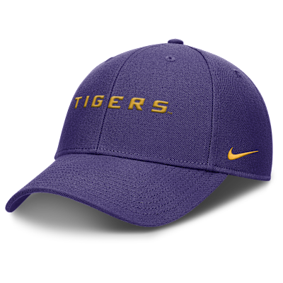 LSU On-Field Rise Gameday Men's Nike Dri-FIT College Trucker Adjustable Hat