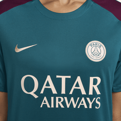 Haut de foot en maille à manches courtes Nike Dri-FIT Paris Saint-Germain Strike pour homme