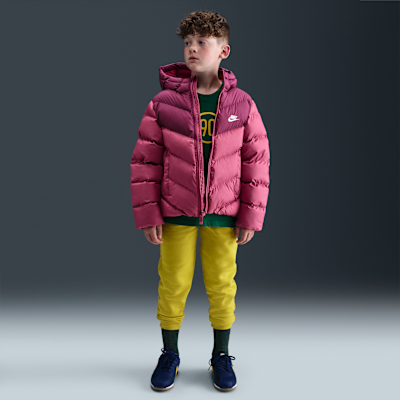 Chamarra acolchada Therma-FIT holgada para niños talla grande Nike Sportswear All Day Play