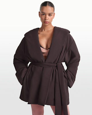 Nike X Skims Woven Nylon Wrap Coat Phoenix