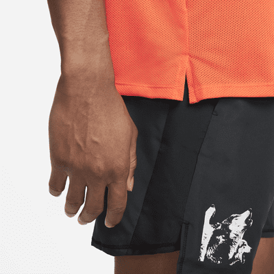 Playera de running de manga corta para hombre Nike Dri-FIT Wild Run
