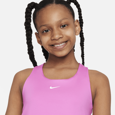 Camiseta de tirantes con bra deportivo para niña talla grande Nike ...