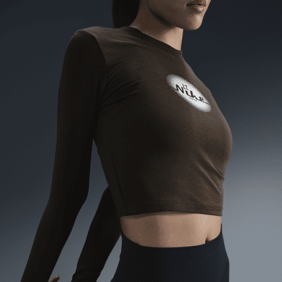 Nike Sportswear Women's Knit Long-Sleeve Cropped Top