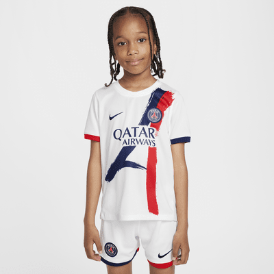 Divisa replica in 3 pezzi Nike Football Paris Saint-Germain 2024/25 Stadium per bambino/a – Away