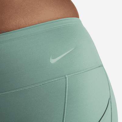 Nike Go Sıkı Destekli Normal Belli Cepli Tam Boy Kadın Taytı