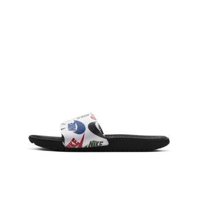 nike kawa slide print