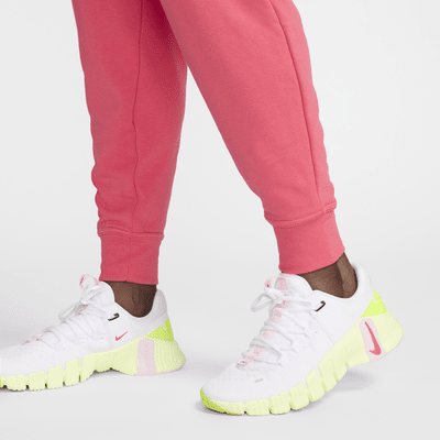 Joggers de French Terry de cintura alta de 7/8 para mujer Nike Dri-FIT One