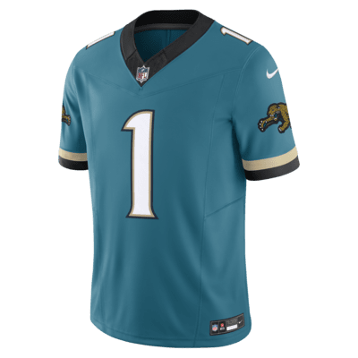 Jersey de fútbol de la NFL Nike Dri-FIT Limited para hombre Travis Etienne Jr. Jacksonville Jaguars