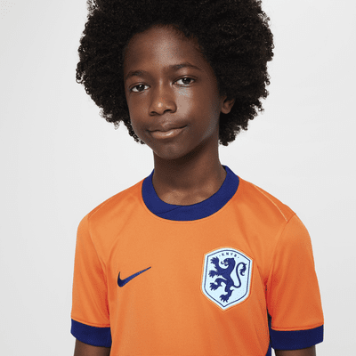 Holland 2024/25 Stadium Home Nike Dri-FIT Replica-fodboldtrøje til større børn (kvindehold)