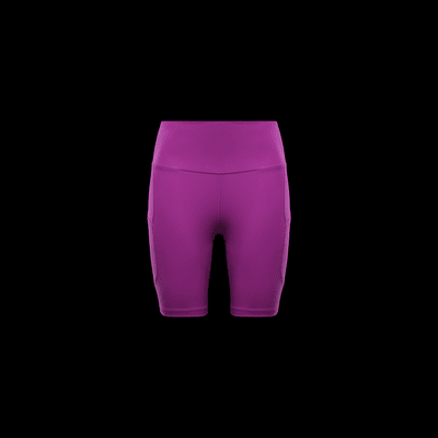 Shorts de ciclismo con bolsillos de tiro alto de 20 cm para mujer Nike One