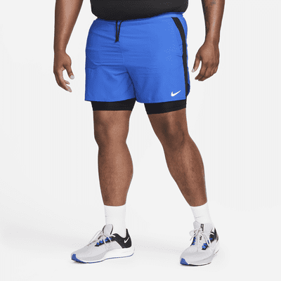 Shorts de running híbridos Dri-FIT de 12.5 cm para hombre Nike Stride