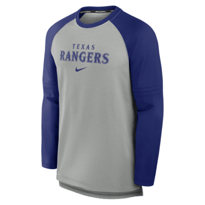 Texas Rangers Authentic Collection Game Time Men's Nike Breathe MLB Long-Sleeve T-Shirt