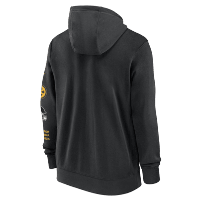 Pittsburgh Steelers Club Men's Nike NFL Full-Zip Hoodie