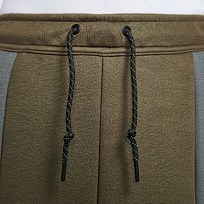 나이키 테크 남성 컬러 블록 오픈 헴 플리스 팬츠