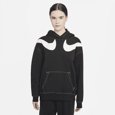 Nike Sportswear Swoosh Sudadera con capucha de tejido Fleece oversize -  Mujer. Nike ES