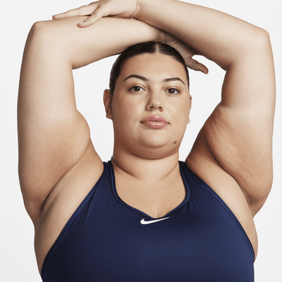 Bra deportivo con almohadillas para mujer (talla grande) Nike Swoosh Medium Support