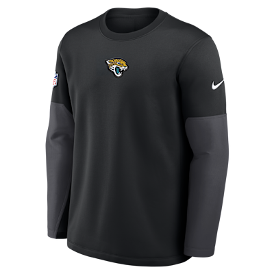Jacksonville Jaguars Scripted To Win Sideline Coach Men's Nike Therma-FIT NFL Long-Sleeve T-Shirt