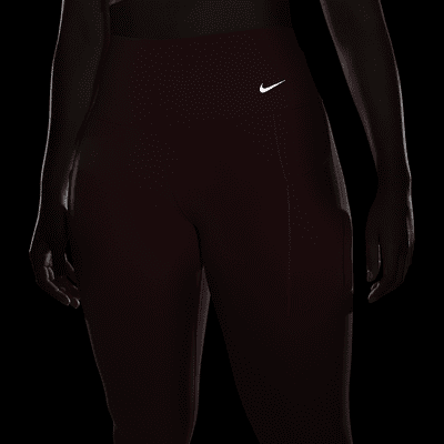 Nike Universa Leggings de 7/8 de talle alto y sujeción media con bolsillos - Mujer