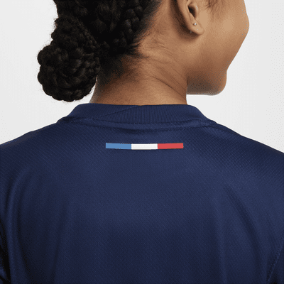 パリ サンジェルマン (PSG) 2024/25 スタジアム ホーム ジュニア ナイキ Dri-FIT サッカー レプリカ ユニフォーム