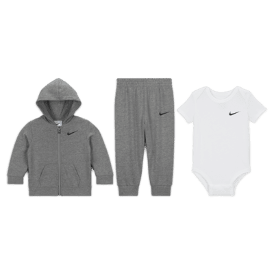 Nike Baby (0-9M) 3-Piece Bodysuit Set